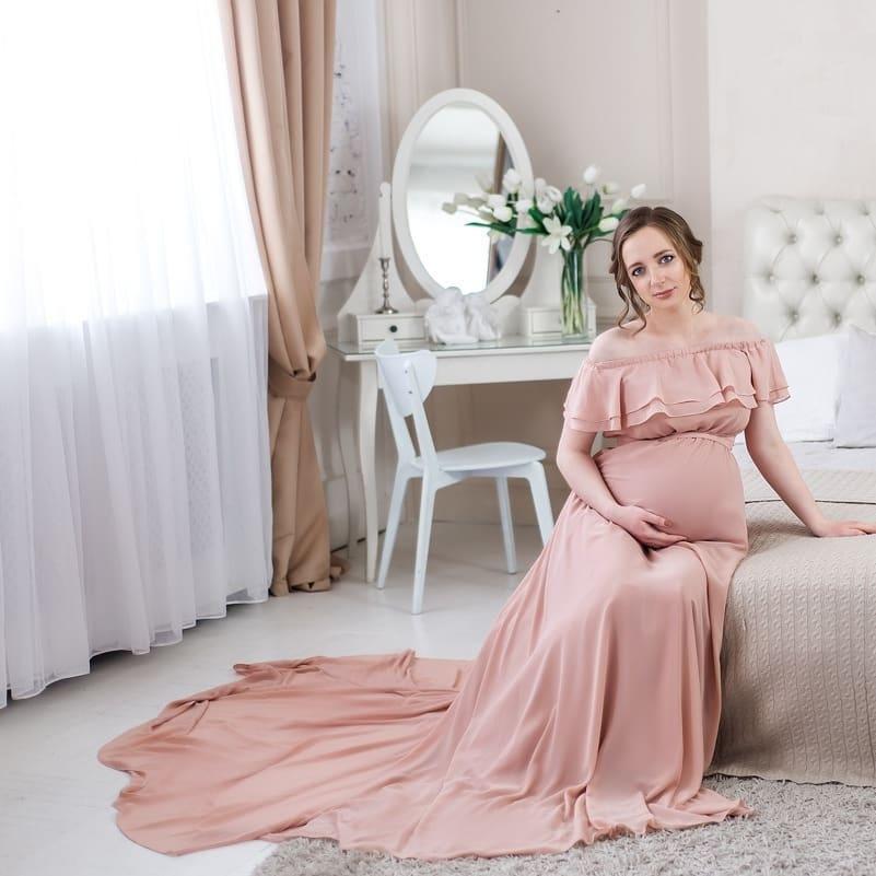 Women maternity photoshoot dress, tulle dresses, maternity gown robe by -  Afrikrea